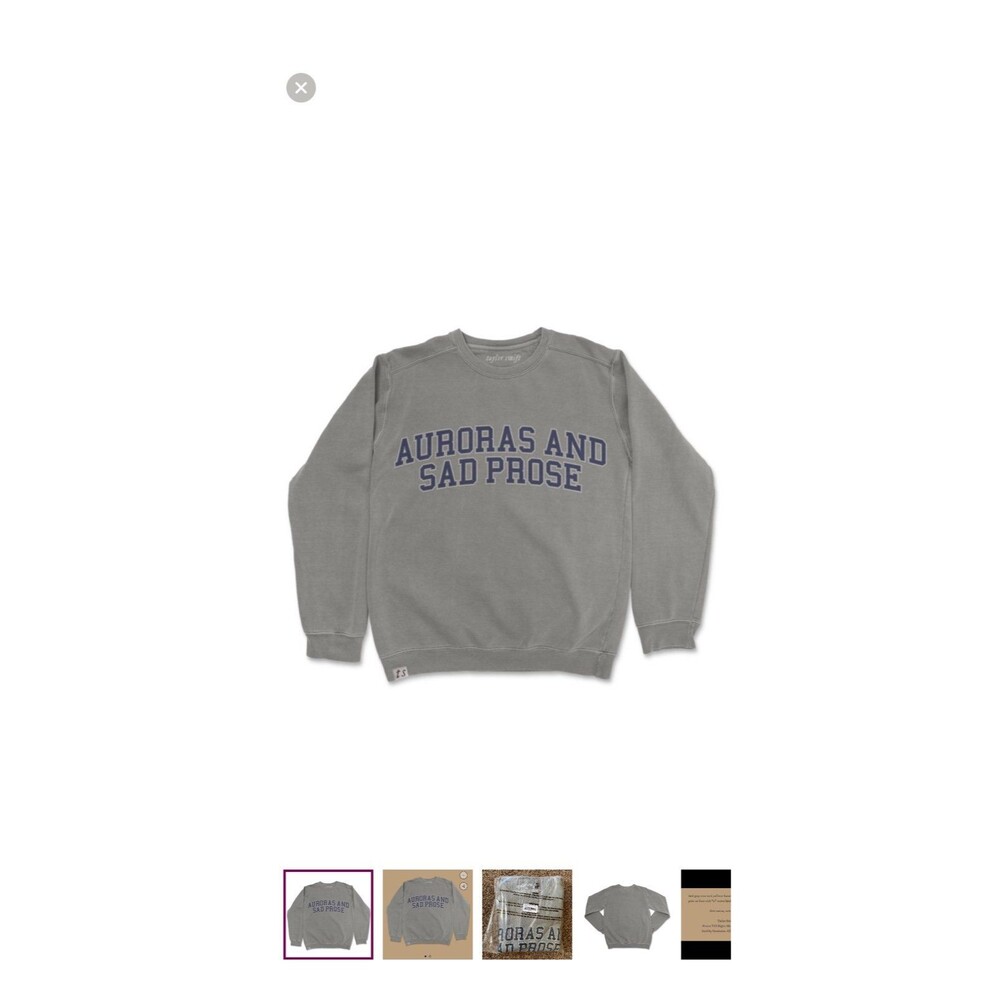 taylor swift folklore crewneck sweater